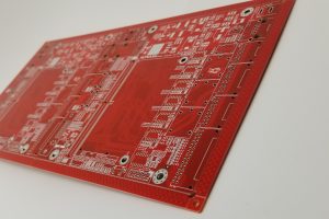 2up printed circuit board panel red soldermask