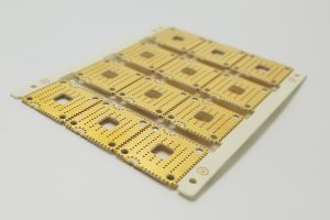 RF edge plated printed circuit boards half holes ENIG finish